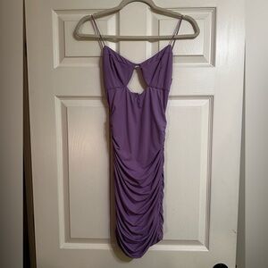TIGER MIST Lavender Body-con Mini Dress